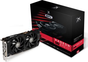 Karta graficzna XFX Radeon RX 470 Black Edition 4GB GDDR5 (256 Bit) DVI, HDMI, 3xDP, BOX (RX-470P4LDB6) 3