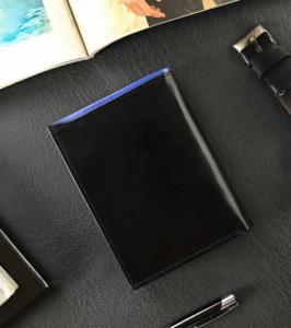 Ronaldo Pojemny, pionowy portfel męski z połyskującej skóry naturalnej Ronaldo NoSize 3