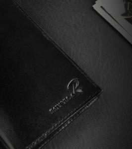 Ronaldo Pojemny, pionowy portfel męski z połyskującej skóry naturalnej Ronaldo NoSize 4