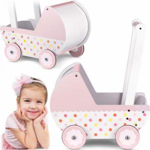 Ricokids Pchacz chodzik wózek RK-813 drewniany 1