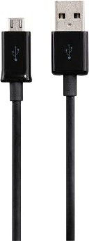 Kabel USB Hama USB-A - microUSB 0.9 m Czarny (000201750000) 2