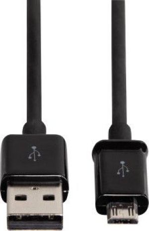 Kabel USB Hama USB-A - microUSB 0.9 m Czarny (000201750000) 3