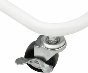 vidaXL 3-poziomowy pomocniczy, biały, 43x34x79 cm, stalowy 6