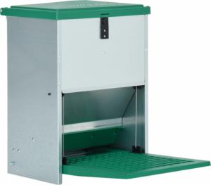 vidaXL Automatyczny karmnik dla drobiu Feedomatic z pedałem, 12 kg 1