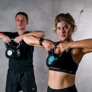 Kettlebell Avento 433396 bitumiczny 4 kg 2