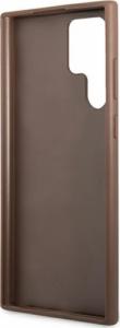 Guess Etui Guess GUHCS22LG4GFBR Samsung Galaxy S22 Ultra brązowy/brown hard case 4G Metal Gold Logo 7