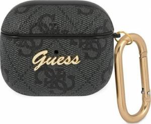 Guess Etui ochronne Script Metal Collection do AirPods 3 GUA34GSMK czarne 1