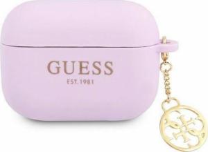 Guess Etui ochronne Charm Collection do AirPods Pro GUAPLSC4EU fioletowe 1