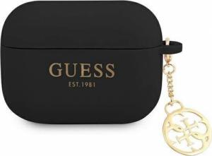 Guess Etui ochronne Silicone Charm Collection do AirPods Pro GUAPLSC4EK czarny 1