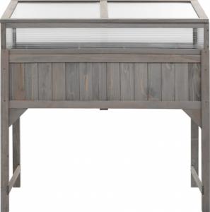 vidaXL Inspekt na podwyższeniu, 110x54x120 cm, lite drewno jodłowe 4