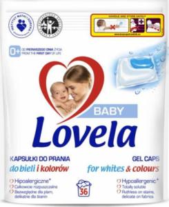 Lovela LOVELA_Baby Gel Caps For Whites &amp; Colours kapsułki hipoalergiczne do prania do bieli i kolorów 36szt. 1