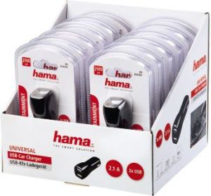 Ładowarka Hama Samochodowa 2x USB-A 2.1 A  (000141970000) 2