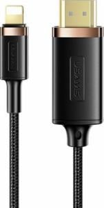 Kabel USB Usams Lightning - HDMI 2 m Czarny (6958444971698) 1