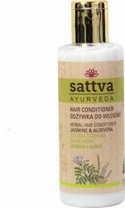 Sattva SATTVA_Ayurveda Hair Conditioner odżywka do każdego rodzaju włosów Jaśmin &amp; Aloes 210ml 1