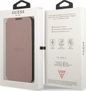 Guess Guess GUBKS22MPSASBPI S22+ S906 różowy/pink book Saffiano Stripes 7