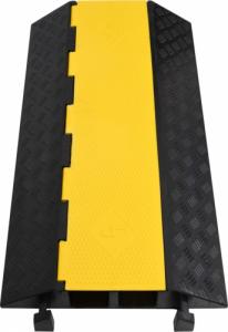 vidaXL Najazd kablowy, 2-kanałowy, 100 cm, gumowy 2