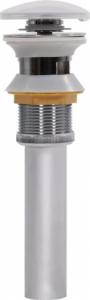 vidaXL Odpływ z korkiem do umywalki, stal nierdzewna 2