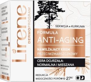 Lirene LIRENE_Formuła Anti-Aging nawilżający krem przeciwzmarszczkowy Sekwoja &amp; Kurkuma 50ml 1