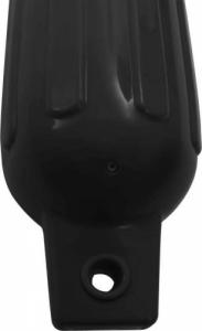 vidaXL Odbijacze do łodzi, 4 szt., czarne, 41x11,5 cm, PVC 4