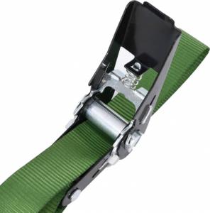 vidaXL Pasy mocujące z napinaczami, 10 szt., 800 daN, 6 m, zielone 6