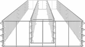 vidaXL Podwyższona donica gabionowa, galwanizowana stal, 270x30x10 cm 5
