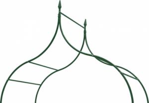 vidaXL Pergola ogrodowa do roślin pnących, ciemnozielona 3