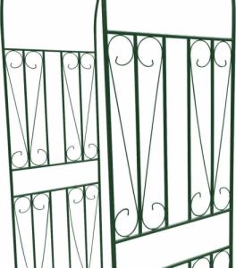 vidaXL Pergola ogrodowa do roślin pnących, ciemnozielona 4