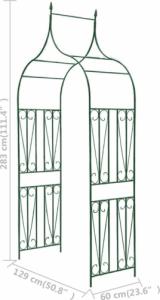 vidaXL Pergola ogrodowa do roślin pnących, ciemnozielona 5