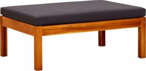 vidaXL Stołki ogrodowe, 2 szt., lite drewno akacjowe 2