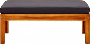 vidaXL Stołki ogrodowe, 2 szt., lite drewno akacjowe 3