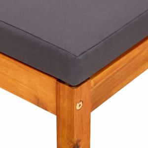 vidaXL Stołki ogrodowe, 2 szt., lite drewno akacjowe 6