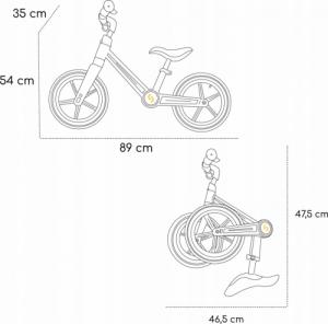 Rowerek biegowy skiddoü Ronny keep pink - rowerek biegowy 10