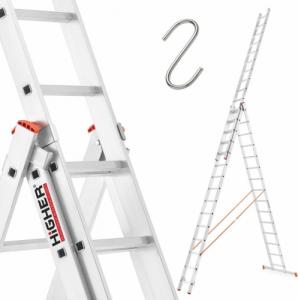 Higher 73Pro Drabina wielofunkcyjna aluminiowa 14 stopniowa (S-7314) 1