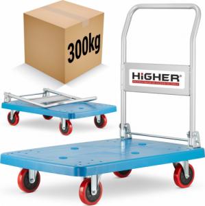 Higher Wózek magazynowy transportowy platformowy składany HIGHER 300kg 1
