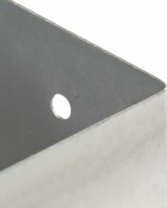 vidaXL Podstawy słupów, 4 szt., galwanizowany metal, 101 mm 7