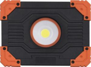 vidaXL Przenośny reflektor LED, ABS, 10 W, zimne białe światło 3