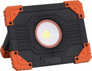 vidaXL Przenośny reflektor LED, ABS, 10 W, zimne białe światło 4