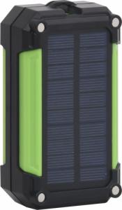 vidaXL Przenośny, solarny reflektor LED, 7 W, zimne białe światło 7
