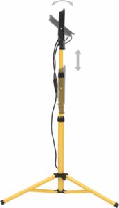 Naświetlacz vidaXL Reflektor LED ze stojakiem, 2x100 W, ciepłe białe światło 3