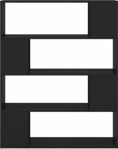 vidaXL Regał na książki/przegroda, czarny, 100x24x124 cm 5