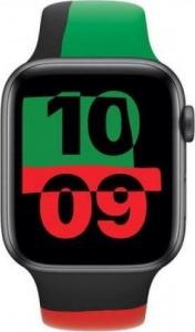 Smartwatch Apple Watch Series 6 GPS 44mm Black Unity Zielony  (MJ6P3WB/A) 2