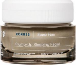 Korres KORRES_Black Pine Plump-Up Sleeping Facial ujędrniający krem do twarzy na noc 40ml 1