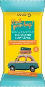Luba LUBA_Chusteczki odświeżające Pack Your Bag 15szt 1