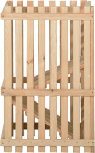 Skrzynia ogrodowa vidaXL Skrzynia na ziemniaki, 50x50x80 cm, lite drewno sosnowe 3