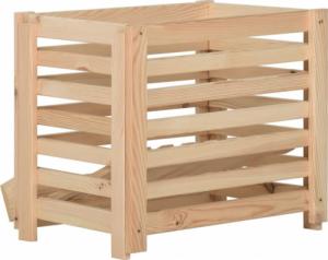 Skrzynia ogrodowa vidaXL Skrzynia na ziemniaki, 60x40x50 cm, lite drewno sosnowe 5