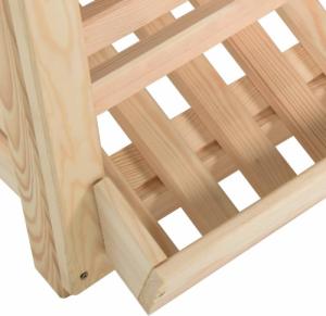 Skrzynia ogrodowa vidaXL Skrzynia na ziemniaki, 60x40x50 cm, lite drewno sosnowe 6