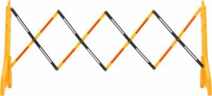 vidaXL Składana barierka drogowa, żółto-czarna, 250x38x96 cm 2