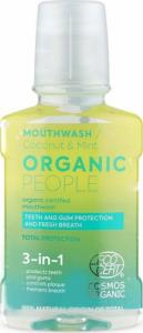 Organic People ORGANIC PEOPLE_Mouthwash płyn do płukania jamy ustnej Coconut &amp; Mint 250ml 1