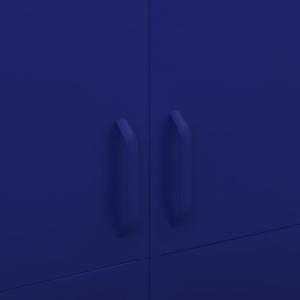vidaXL Szafa, granatowa, 90x50x180 cm, stalowa 3