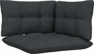 vidaXL 2-osobowa sofa ogrodowa z poduszkami, białe drewno sosnowe 6